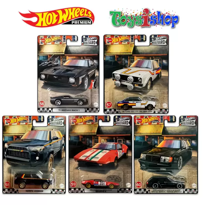 Hot Wheels Boulevard 4. Set (56-60) Set