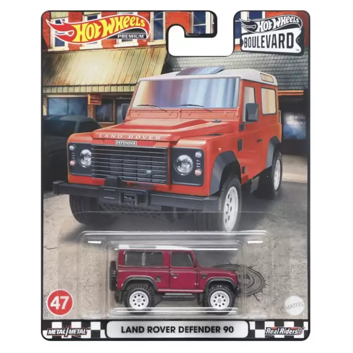 Hot Wheels Land Rover Defender 90 - Boulevard Seri 47- Premium