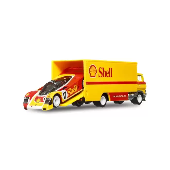 Hot Wheels Porsche 962 Sakura Sprinter - Team Transport Premium