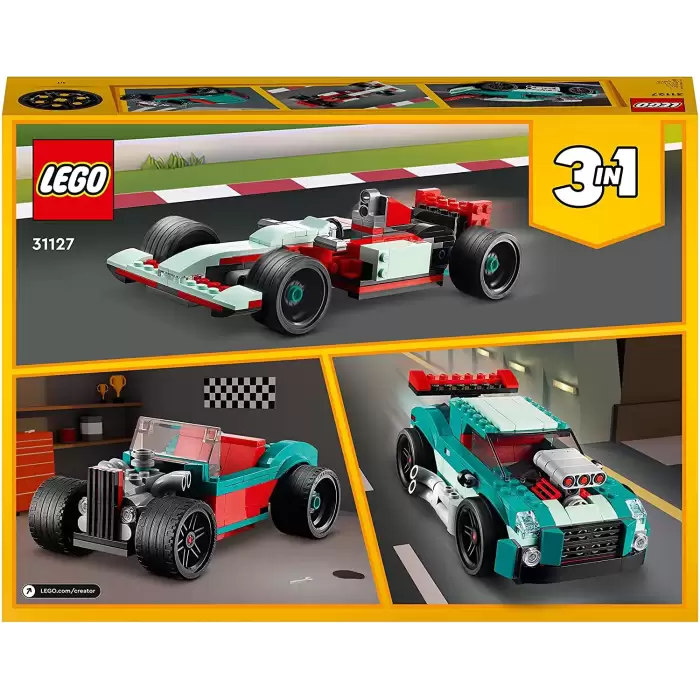 LEGO® Creator 3’ü 1 Arada Sokak Yarışçısı 31127