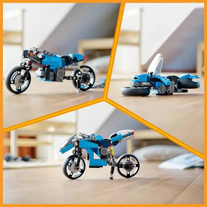 LEGO Creator 3Ü 1 Arada Süper Motosiklet 31114