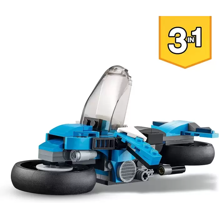 LEGO Creator 3Ü 1 Arada Süper Motosiklet 31114