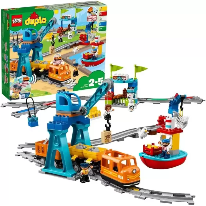 LEGO® DUPLO® Kargo Treni 10875 - Çocuklar için Oyuncak Yapım Seti