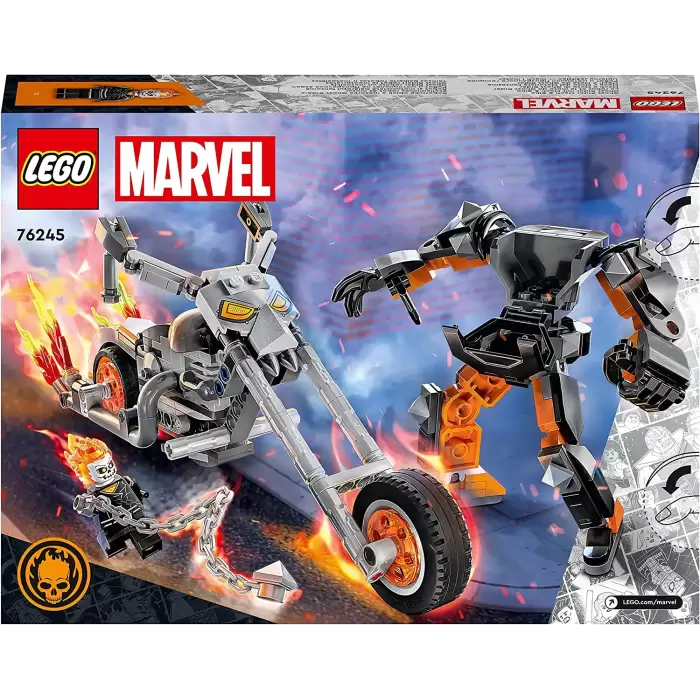 LEGO® Marvel Ghost Rider Robotu ve Motosikleti 76245 (264 Parça)