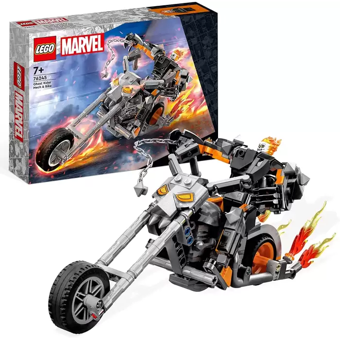 LEGO® Marvel Ghost Rider Robotu ve Motosikleti 76245 (264 Parça)