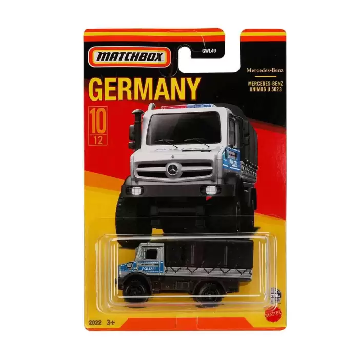 Matchbox Almanya- Mercedes-Benz Unimog U 5023 - 10/12