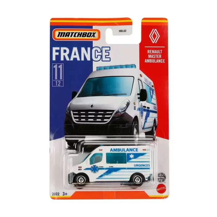 Matchbox Fransa- Renault Master Ambulance
