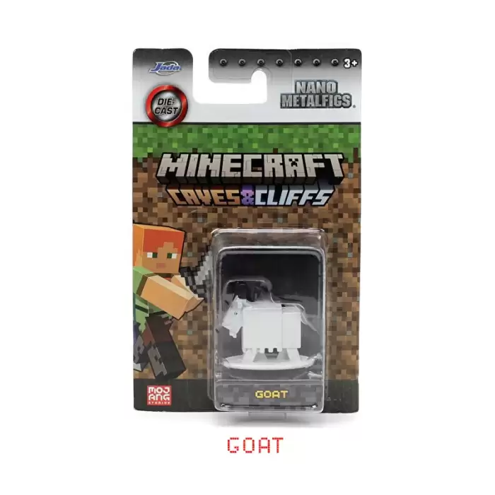 Minecraft Nano Metal Figür - Caves & Cliffs - Goat