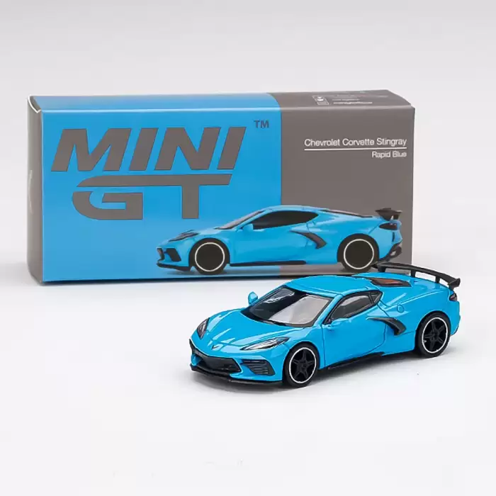 Mini GT Chevrolet Corvette Stingray Rapid Blue - 251