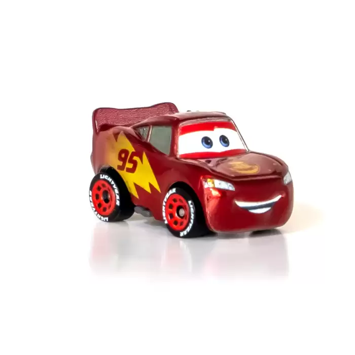 Pixar Cars Mini - Metallic Road Trip Lightning Mcqueen, GKF65- HGJ25