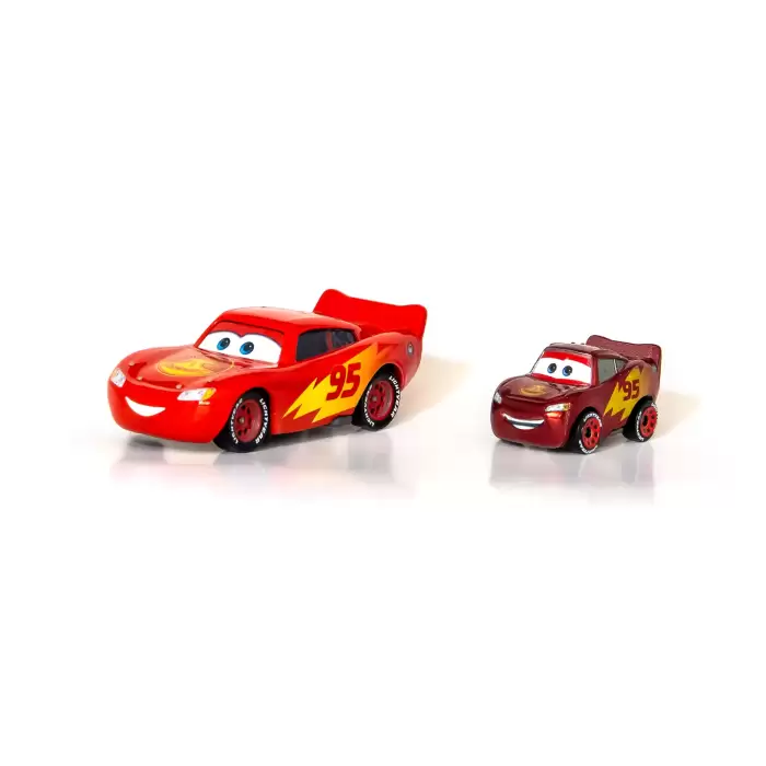 Pixar Cars Mini - Metallic Road Trip Lightning Mcqueen, GKF65- HGJ25