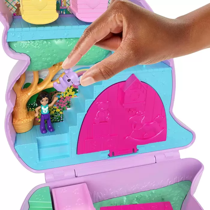 Polly Pocket Mini Oyuncaklar, Mama ve Joey Kanguru Çantası , HKV50