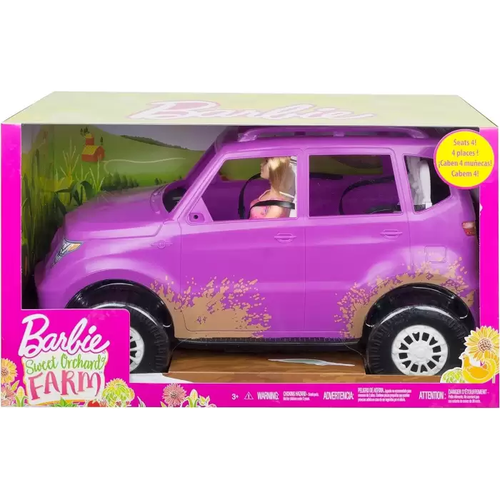 Barbie Bebek ve Suv Aracı, GHT18