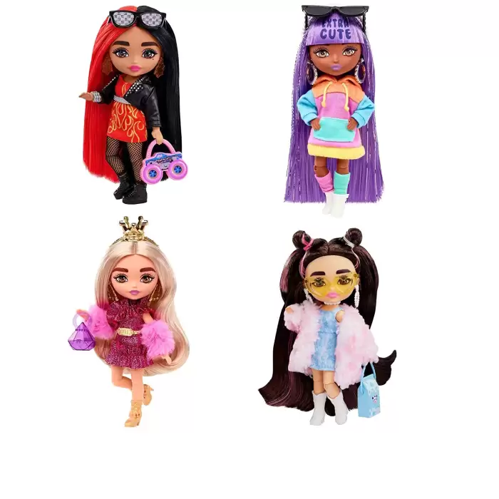 Barbie Extra Mini, Kumral Saçlı Barbie Ekstra Minis Bebek , HKP90