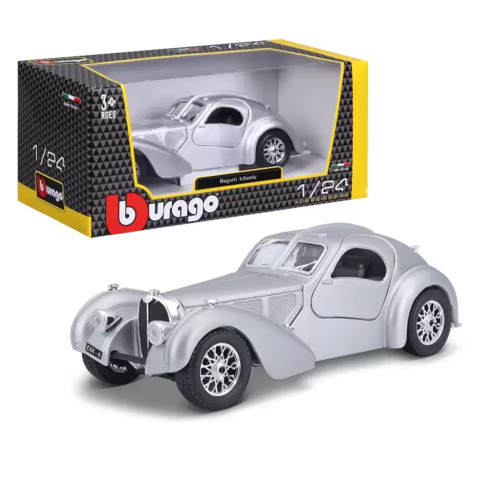 Bburago 1:24 Bugatti Atlantic Grey