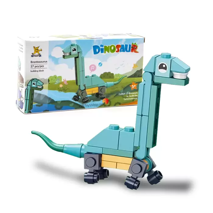 Bricks - Brontosaurus Blok Oyuncak SM195B - 07