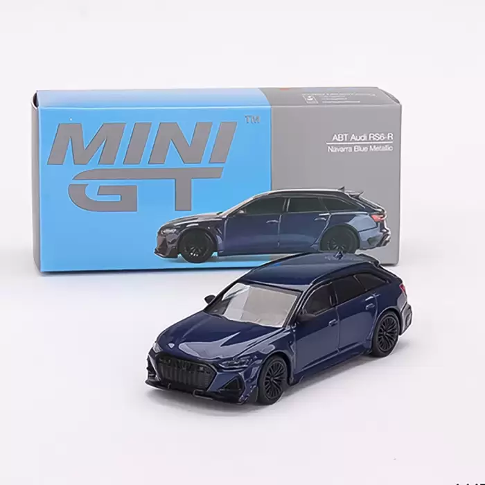 MINI GT: 1/64 Audi ABT RS6-R Navarra Blue Metallic