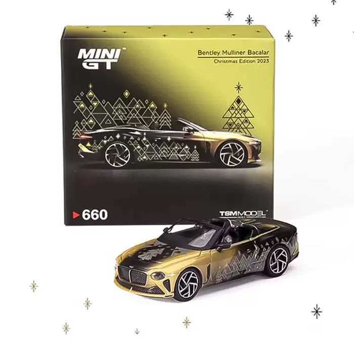 MINI GT: 1/64 Bentley Mulliner Bacalar 2023 Christmas Limited Edition 9999 pieces
