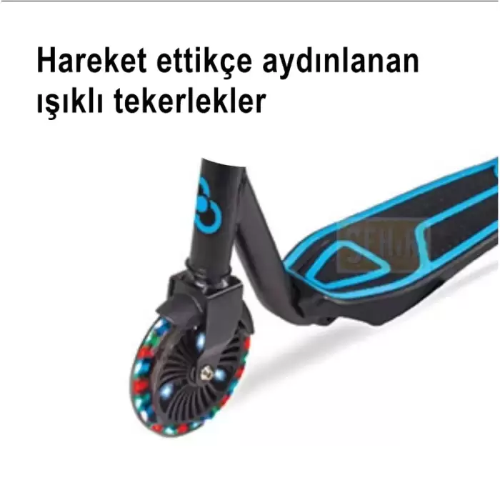 Cool Wheels 5+ Yaş Mavi Işıklı 2 Tekerlekli Çocuk Scooter - FR59243