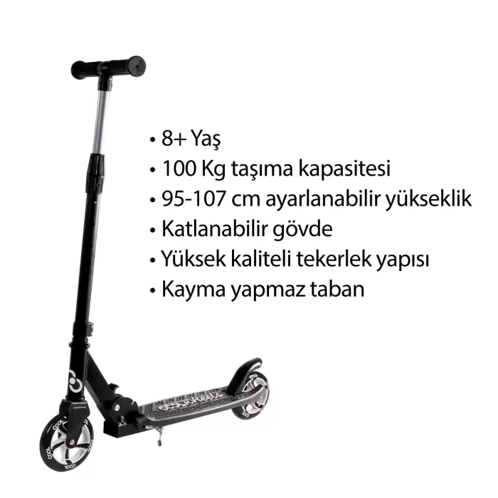 Cool Wheels 8+ Katlanır Scooter Gri - FR58369