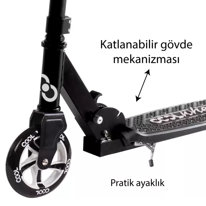 Cool Wheels 8+ Katlanır Scooter Gri - FR58369