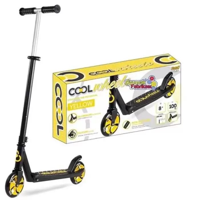 Cool Wheels 8+ Katlanır Scooter Sarı - FR58345