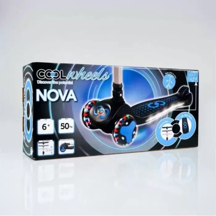 Cool Wheels Nova Katlanır Işıklı Scooter Mavi - FR59205