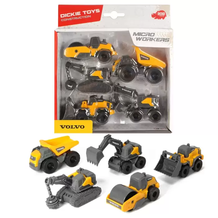 Dickie Toys Volvo Micro Workers, İş Makineleri - 203722008