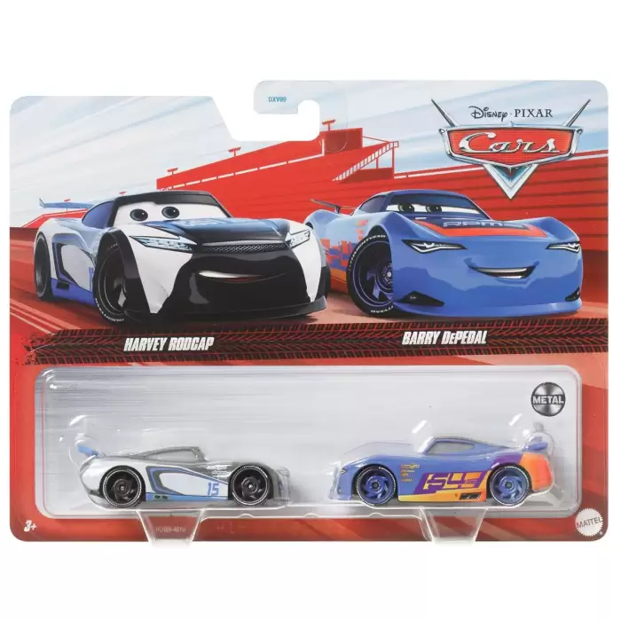 Disney Pixar Cars - Harvey Rodcap ve Barry DePedal , DVX99 - HLH59