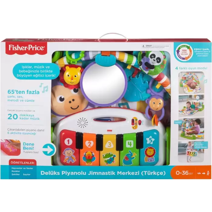 Fisher-Price Delüks Piyanolu Jimnastik Merkezi (Türkçe),FWT16