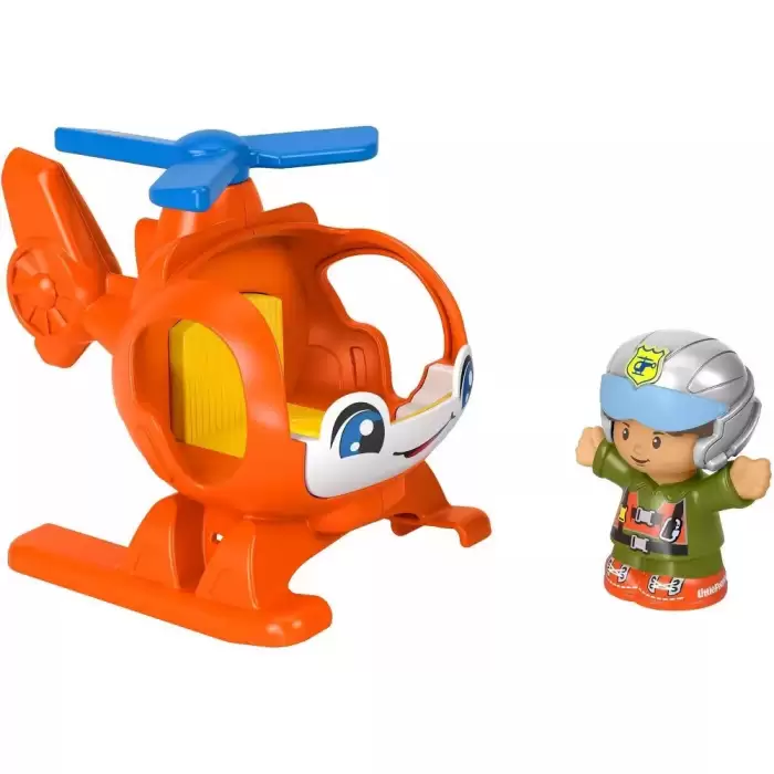 Fisher Price Little People Aracı ve Figürü - Helikopter - GGT33 - GTT72