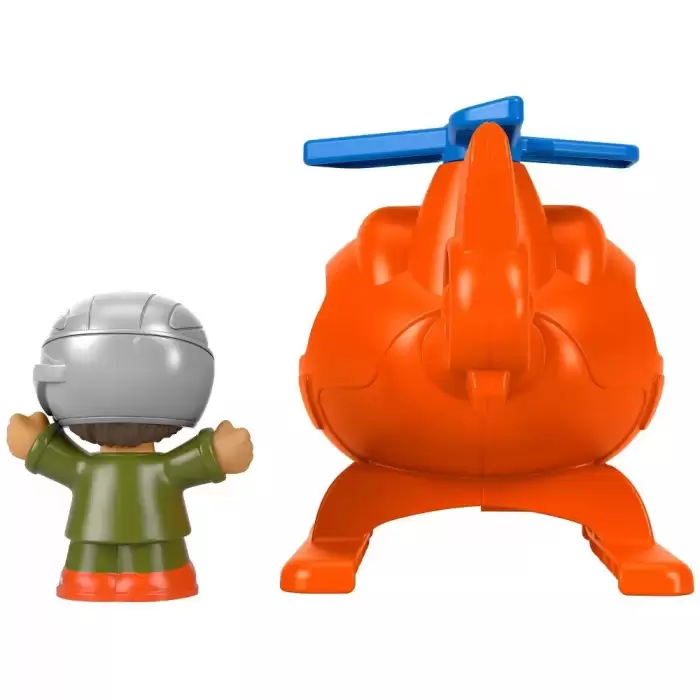 Fisher Price Little People Aracı ve Figürü - Helikopter - GGT33 - GTT72