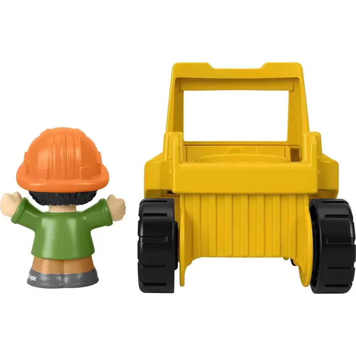 Fisher Price Little People Aracı ve Figürü- Buldozer - GGT33- GWD14