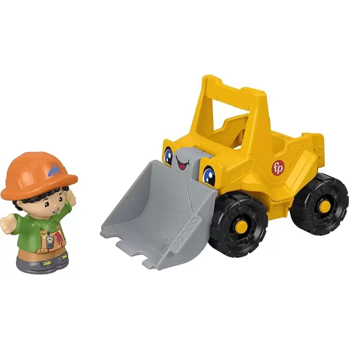 Fisher Price Little People Aracı ve Figürü- Buldozer - GGT33- GWD14