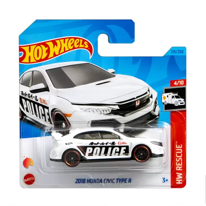 Hot Wheels 2018 Honda Civic Type R - 215