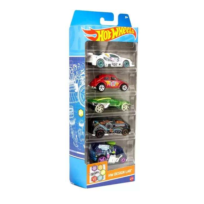 Hot Wheels 5li Araba Seti - HW Design Lab 2023 - HLY72