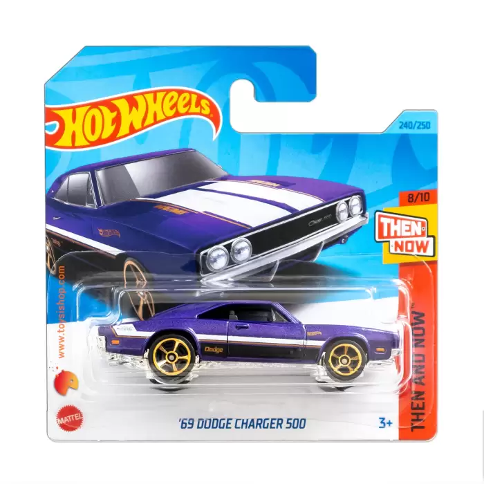 Hot Wheels 69 Dodge Charger 500 - Then And Now - 240