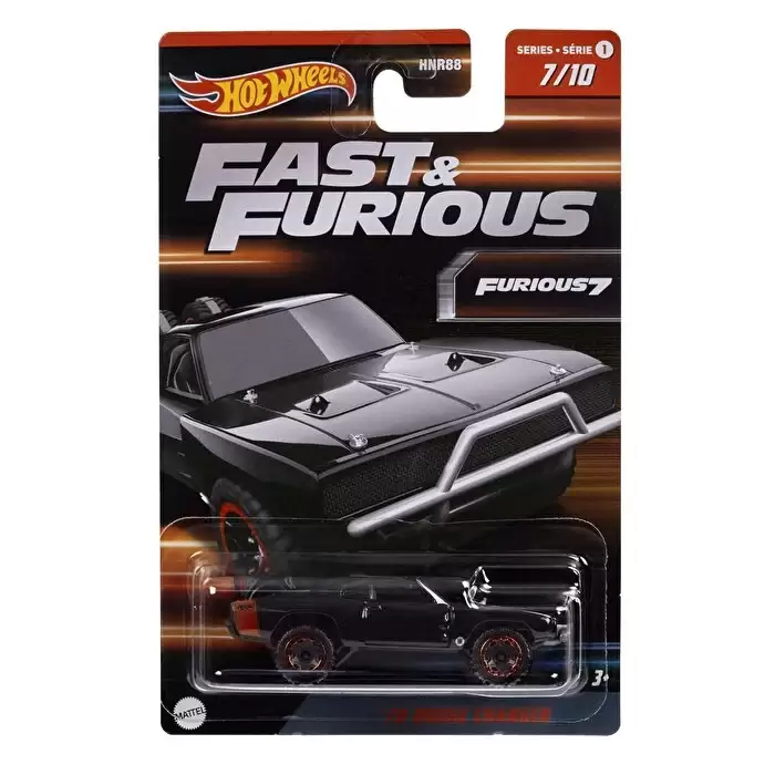 Hot Wheels 70 Dodge Charger - Fast & Furious 7/10