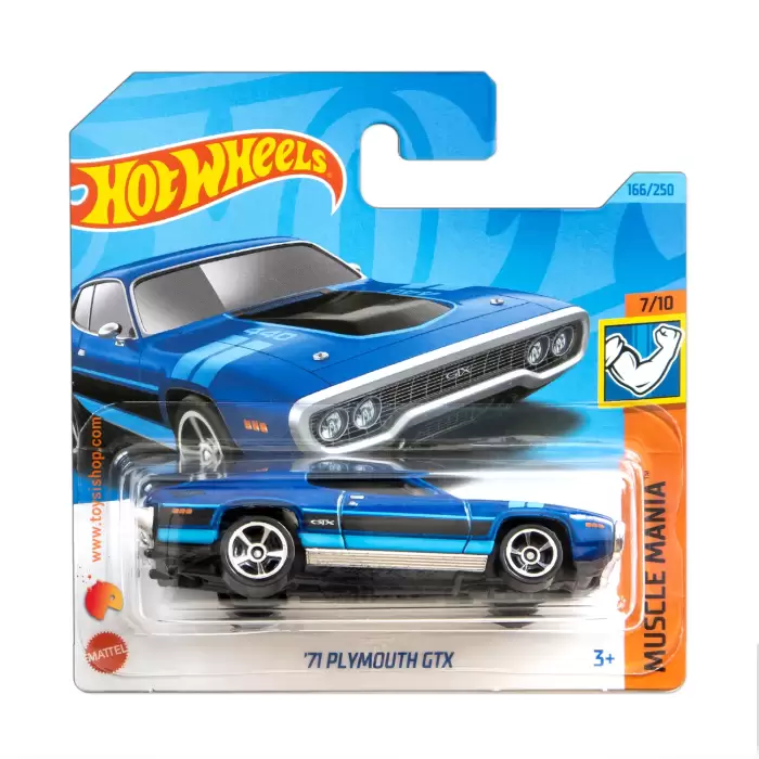 Hot Wheels - 71 Plymouth GTX - Muscle Mania - 166