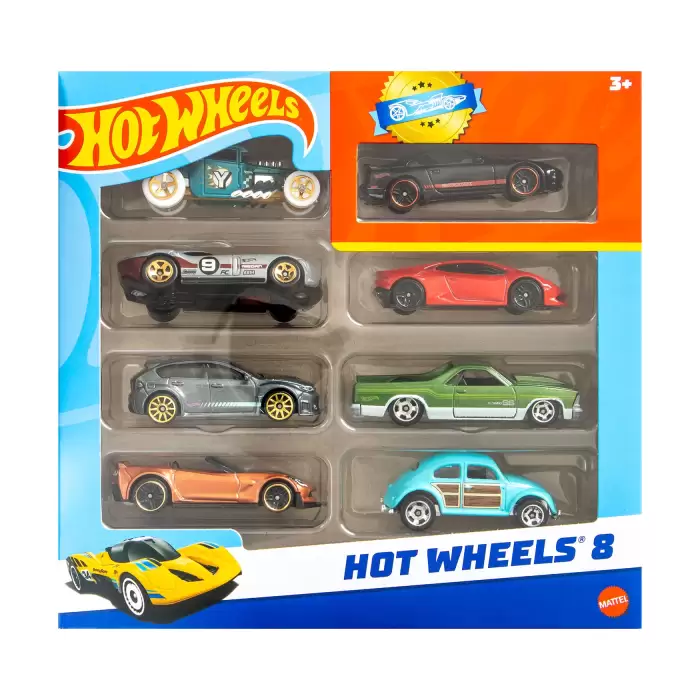 Hot Wheels 8li Araba Seti - HPV78-N0712