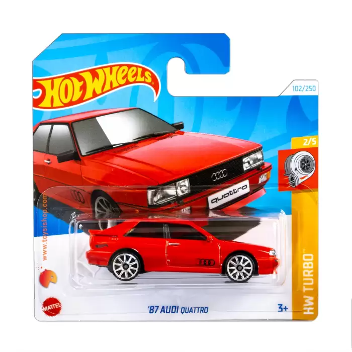 Hot Wheels 87 Audi Quattro - HW Turbo - 102