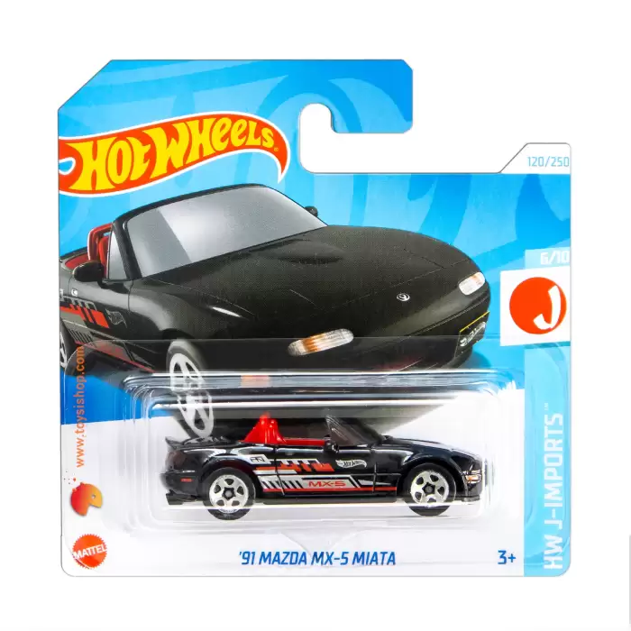 Hot Wheels 91 Mazda MX-5 Miata - HW J-Imports, 120