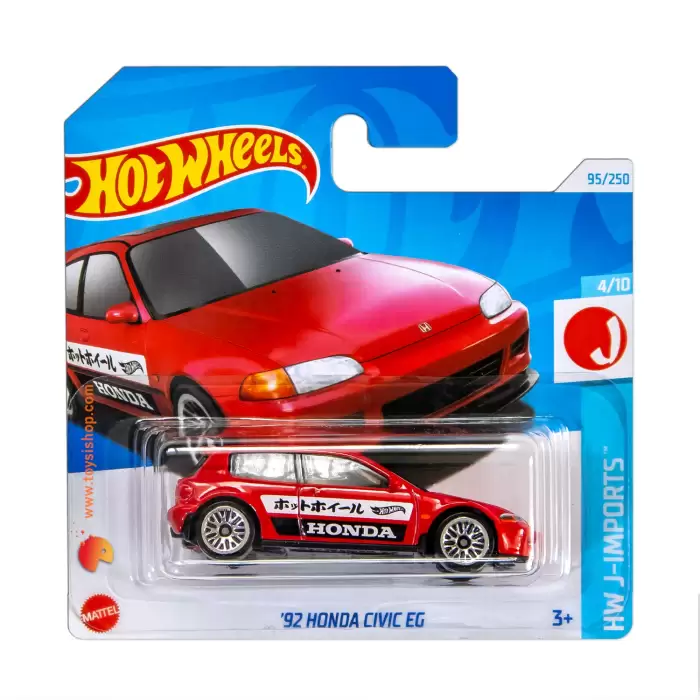 Hot Wheels 92 Honda Civic EG - HW JImports, 95