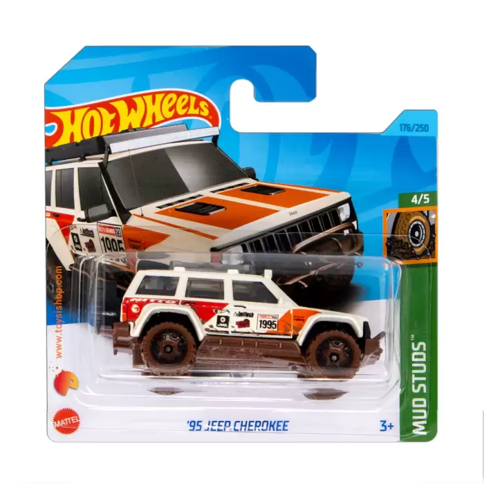 Hot Wheels 95 Jeep Cherokee - Mud Studs 176 (TH)