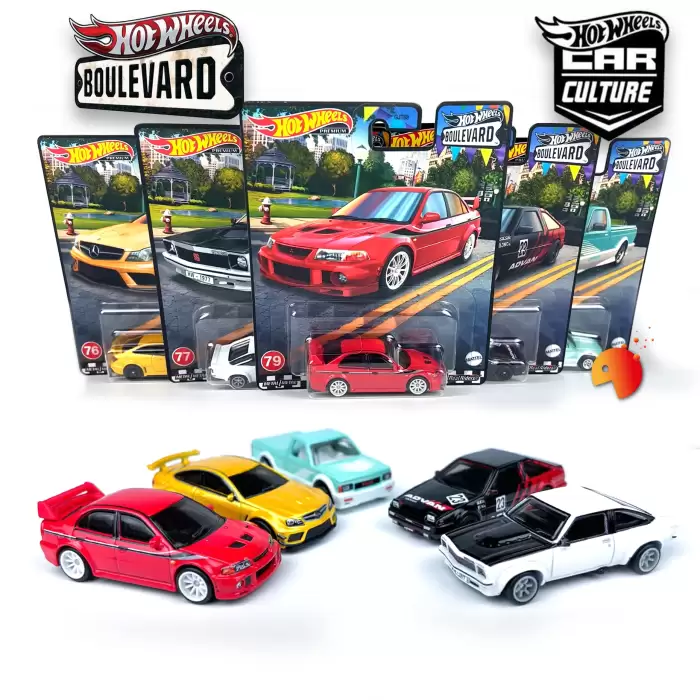 Hot Wheels Boulevard 2023 Mix R (76-80) - GJT68