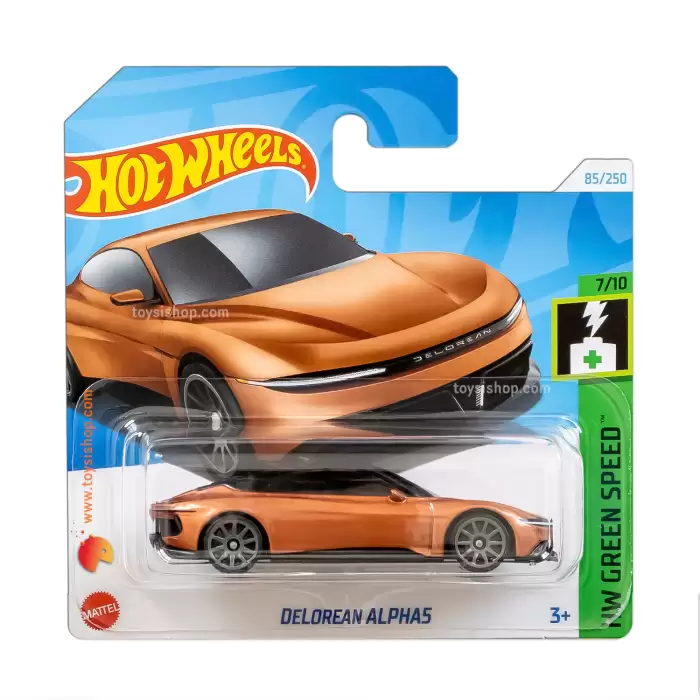 Hot Wheels Delorean Alpha5- HW Green Speed 85