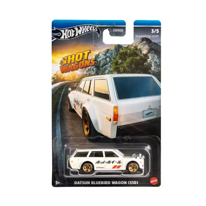 Hot Wheels Hot Wagons - Datsun Bluebird Wagon (510) - HWR56