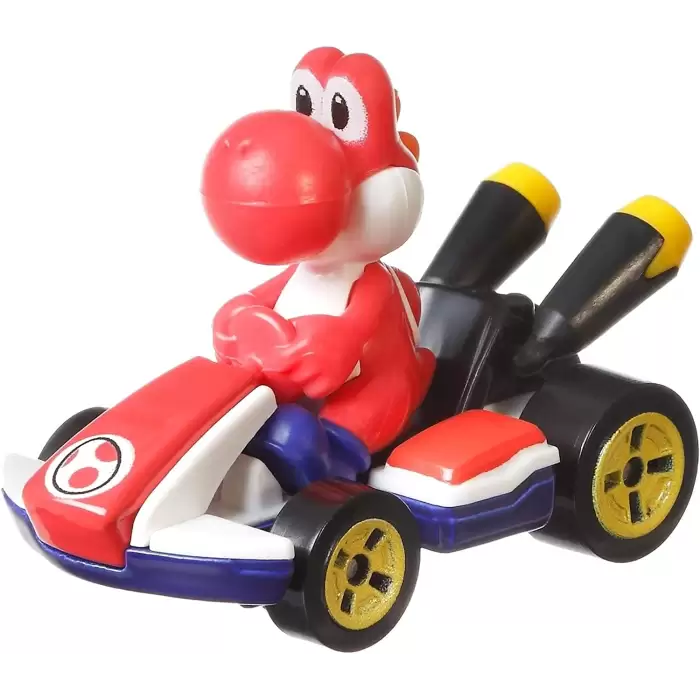 Hot Wheels Mario Kart - Red Yoshi Standart Kart