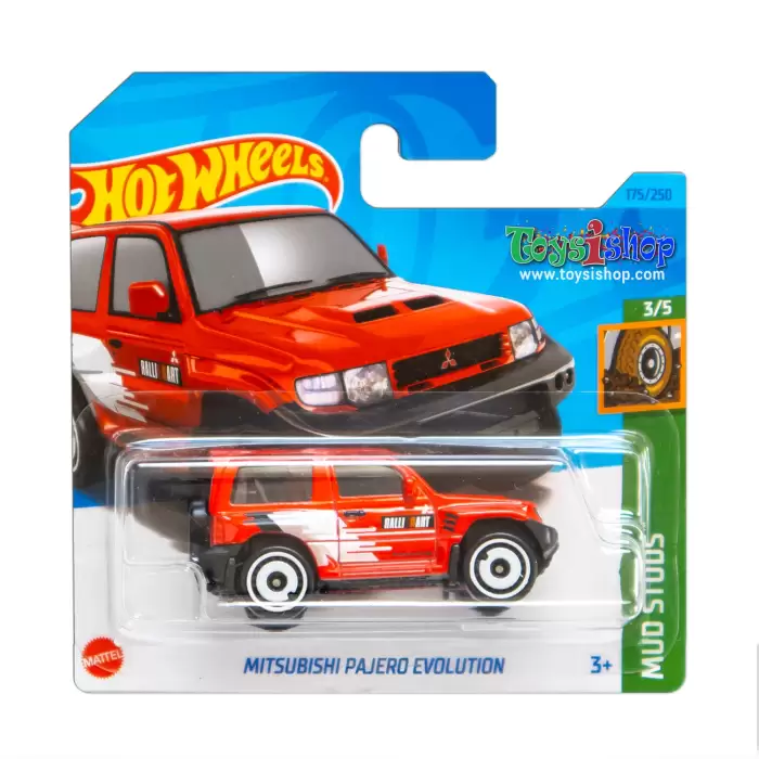 Hot Wheels - Mitsubishi Pajero Evolution - Mud Studs - 175