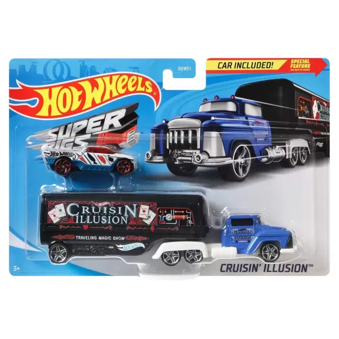 Hot Wheels Taşıyıcı Tırlar Cruisin Illusion - GKC27